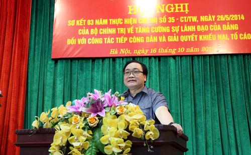 Hà Nội: Sơ kết 3 năm thực hiện Chỉ thị số 35-CT/TW của Bộ Chính trị