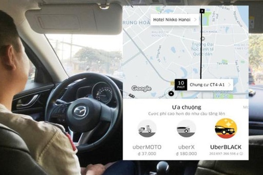 Hà Nội yêu cầu Uber, Grab báo cáo tình hình hoạt động