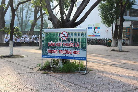 Hà Nội: Trường THPT Nguyễn Trãi xây dựng trường học không khói thuốc lá