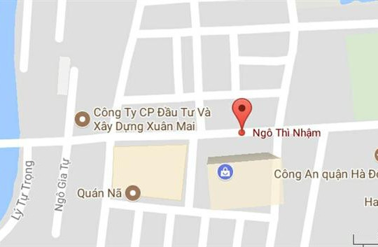 Phố Ngô Thì Nhậm, quận Hà Đông, Hà Nội.
