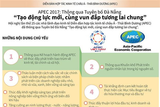 Infographic: Những nội dung chính của Tuyên bố Đà Nẵng