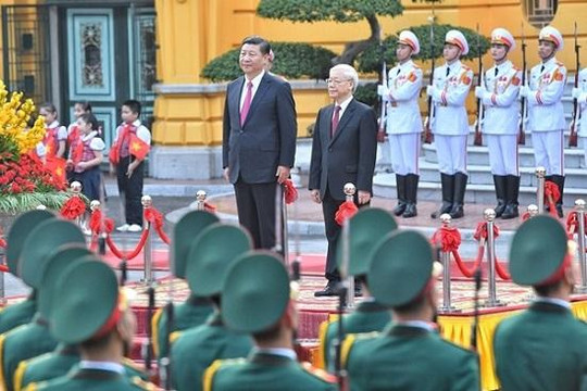Lễ đón chính thức Tổng Bí thư, Chủ tịch Trung Quốc Tập Cận Bình
