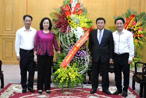 Lãnh đạo TP Hà Nội chúc mừng Học viện Chính trị quốc gia Hồ Chí Minh