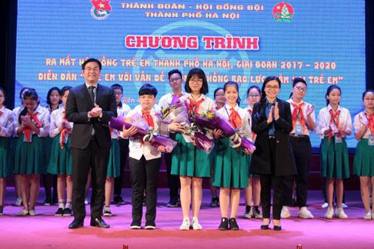 Ra mắt “Hội đồng trẻ em” thành phố Hà Nội giai đoạn 2017 - 2020