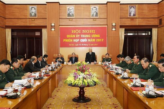Tổng Bí thư chủ trì Hội nghị Quân ủy Trung ương phiên cuối năm