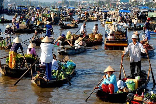 Báo Mỹ vinh danh chợ nổi Việt Nam là điểm đến lý tưởng cho kỳ nghỉ Đông