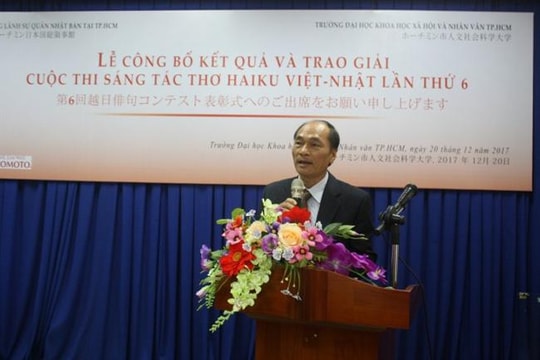 Trao giải thưởng cuộc thi thơ Haiku Việt - Nhật lần thứ 6