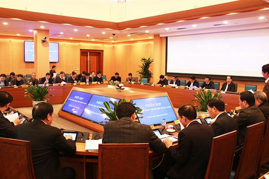 Tập thể UBND TP Hà Nội họp phiên tháng 12-2017 xem xét 9 nội dung quan trọng