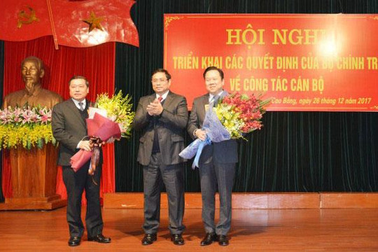 Chủ tịch Hội Nông dân Việt Nam Lại Xuân Môn làm Bí thư Tỉnh ủy Cao Bằng