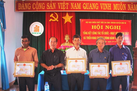 Hội Nạn nhân chất độc da cam huyện Chư Sê tổng kết công tác năm 2017