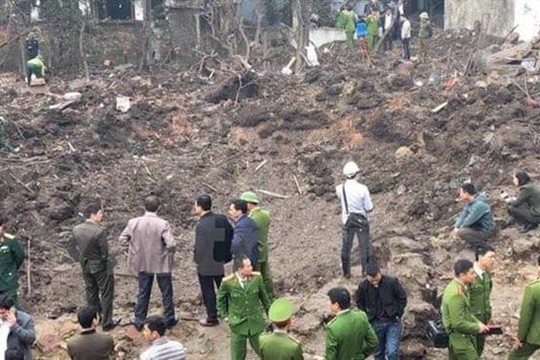 Tạm giữ chủ kho phế liệu để phục vụ điều tra vụ nổ ở Bắc Ninh
