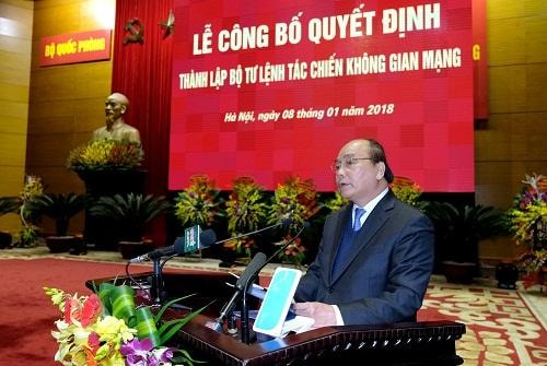 Công bố quyết định thành lập Bộ Tư lệnh tác chiến không gian mạng