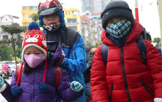 Hà Nội: Nhiệt độ xuống dưới 10 độ C, học sinh được phép nghỉ học