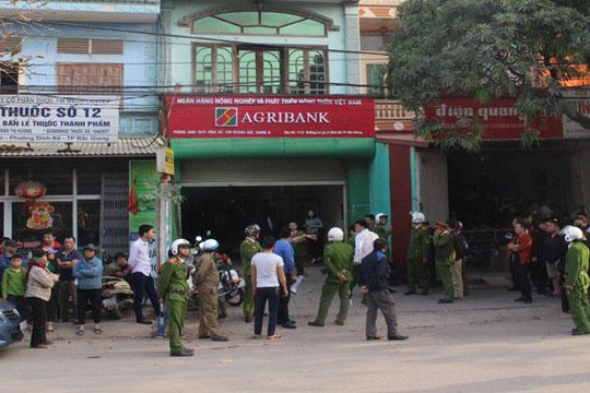 Thông tin mới nhất về vụ cướp ngân hàng táo tợn ở Bắc Giang