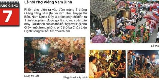 Những lễ hội lớn trong tháng Giêng