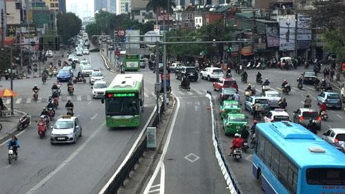 Đề xuất cho phép phương tiện khác được sử dụng làn đường của buýt BRT