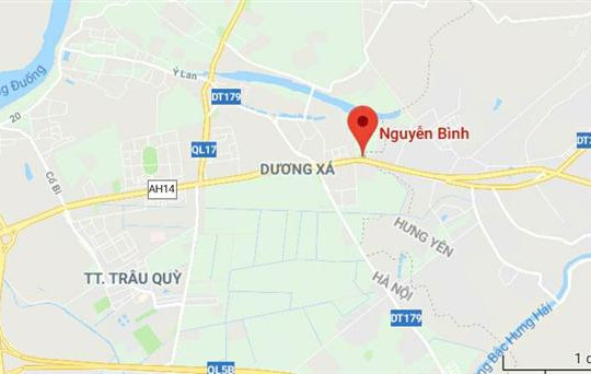 Đường Nguyễn Bình, huyện Gia Lâm, Hà Nội