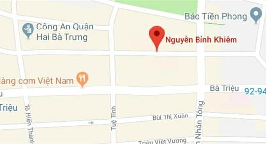 Phố Nguyễn Bỉnh Khiêm, quận Hai Bà Trưng, Hà Nội