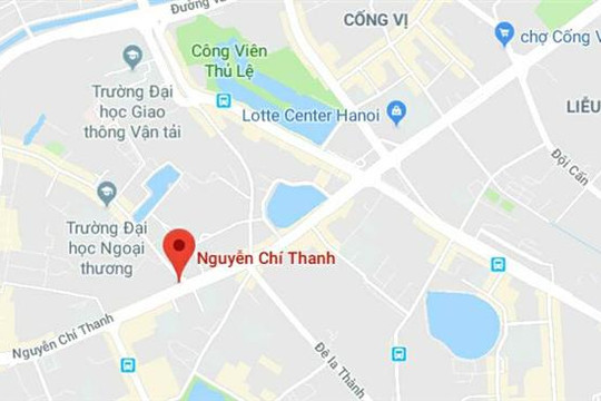 Phố Nguyễn Chí Thanh, quận Đống Đa, Hà Nội.