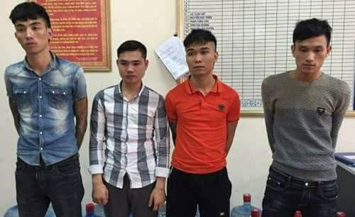 Bắt nhóm cướp chém người cướp xe máy ở Hà Nội