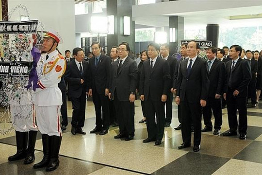 Lãnh đạo TP Hà Nội viếng nguyên Thủ tướng Phan Văn Khải
