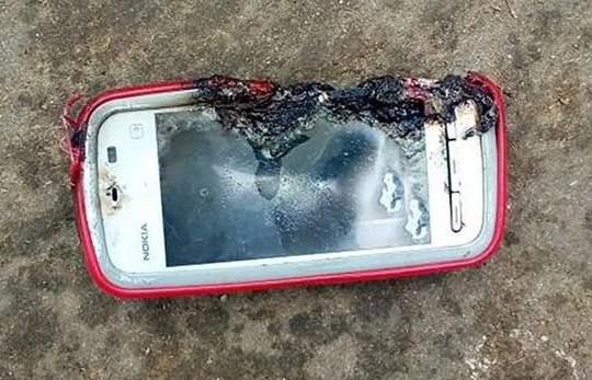 Điện thoại Nokia bất ngờ phát nổ