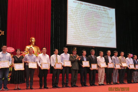 Hà Nội tổng kết và khen thưởng phong trào toàn dân bảo vệ ANTQ