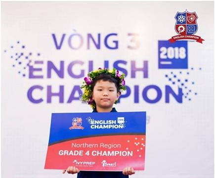 Dương Đăng Khoa - Nhà vô địch chung kết English Champion  khu vực miền Bắc