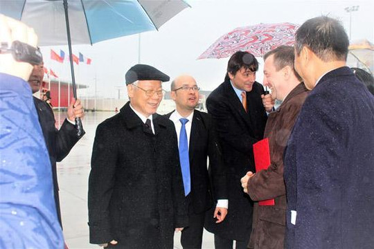 Tổng Bí thư Nguyễn Phú Trọng kết thúc thăm chính thức Cộng hòa Pháp, lên đường thăm cấp Nhà nước Cộng hòa Cuba