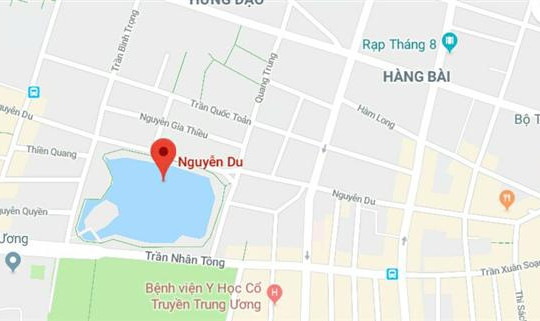 Phố Nguyễn Du, quận Hai Bà Trưng, Hà Nội.