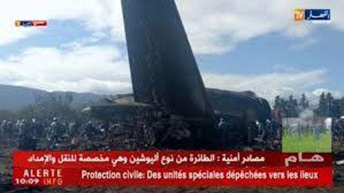 Algeria: Rơi máy bay quân sự thảm khốc, hơn 250 người thiệt mạng