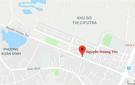 Đường Nguyễn Hoàng Tôn, thuộc quận Tây Hồ và huyện Từ Liêm, Hà Nội