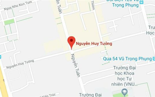 Đường Nguyễn Huy Tưởng, quận Thanh Xuân, Hà Nội