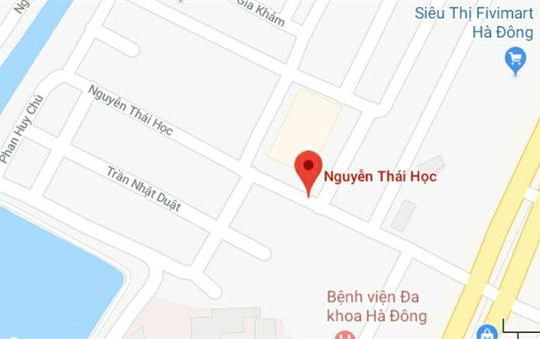 Phố Nguyễn Thái Học, quận Hà Đông, Hà Nội