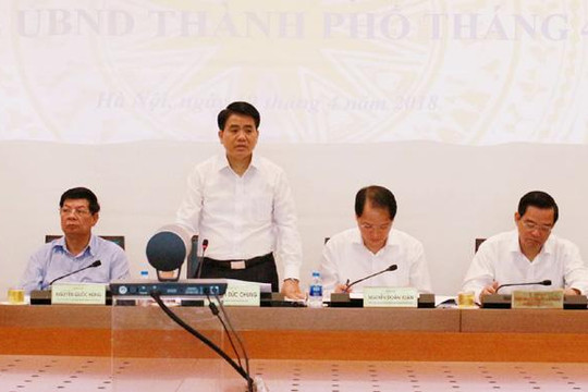 Tập thể UBND TP Hà Nội họp xem xét 6 nội dung thuộc thẩm quyền