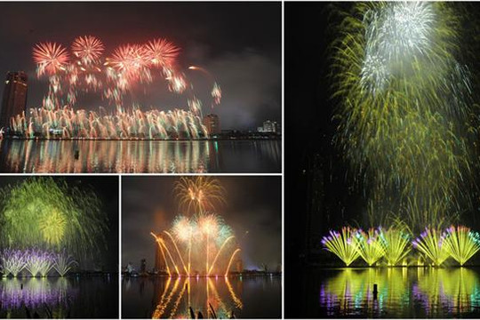 Lễ hội pháo hoa quốc tế Đà Nẵng 2018 hấp dẫn ngay từ đêm đầu tiên