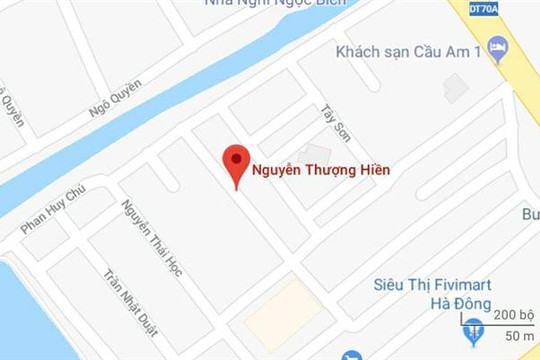 Phố Nguyễn Thượng Hiền, quận Hà Đông, Hà Nội