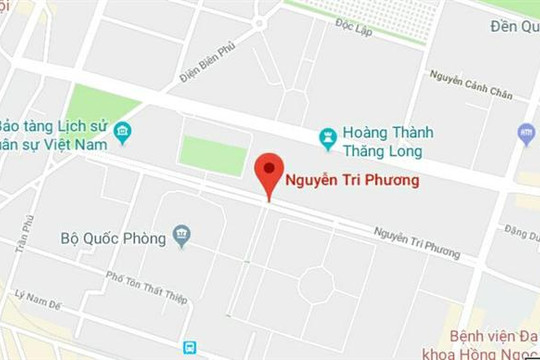 Phố Nguyễn Tri Phương, quận Ba Đình, Hà Nội