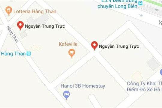 Phố Nguyễn Trung Trực, quận Ba Đình, Hà Nội