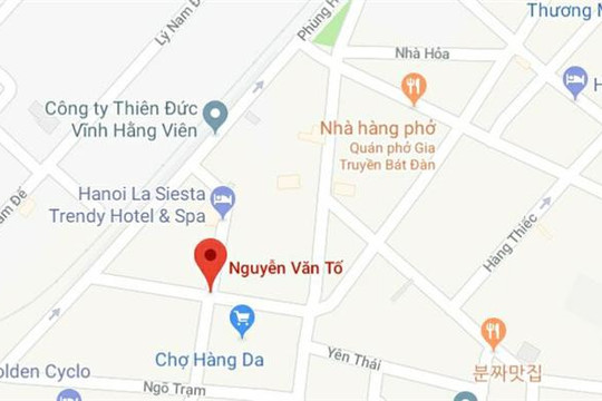 Phố Nguyễn Văn Tố, quận Hoàn Kiếm, Hà Nội