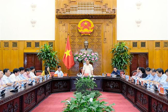 Thủ tướng làm việc với lãnh đạo tỉnh Quảng Ngãi