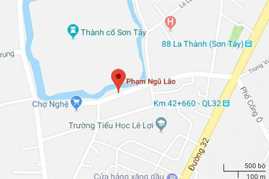 Phố Phạm Ngũ Lão, thị xã Sơn Tây, Hà Nội