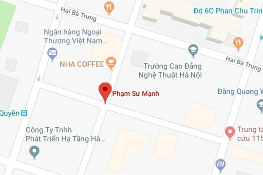 Phố Phạm Sư Mạnh, quận Hoàn Kiếm, Hà Nội