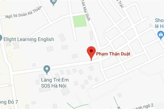 Phố Phạm Thận Duật, quận Cầu Giấy, Hà Nội