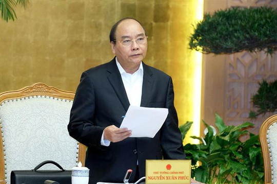 Thủ tướng Nguyễn Xuân Phúc chủ trì họp Thường trực Chính phủ về tình hình an ninh trật tự