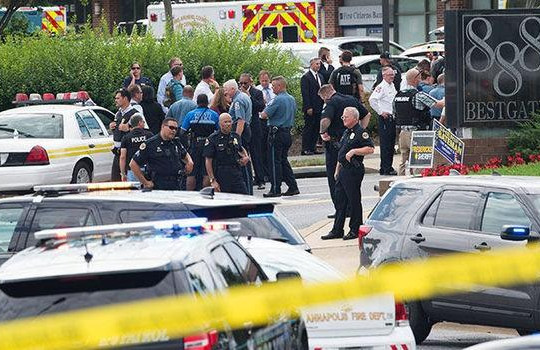 Xả súng tại tòa soạn báo Mỹ, 5 người thiệt mạng