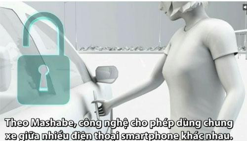 Công nghệ cho phép dùng smartphone thay chìa khóa ôtô