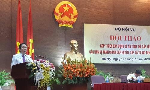 Có thể sáp nhập hàng trăm huyện, xã