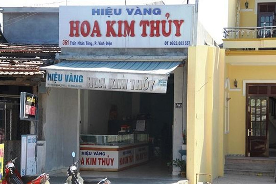 Quảng Nam: Thanh niên táo tợn cướp tiệm vàng bằng búa
