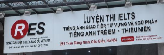 Số 251 Trần Đăng Ninh , Cầu Giấy, Hà Nội: Res luyện thi IELTS